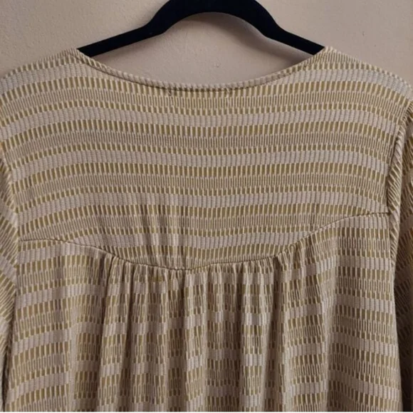 NEW 89th & MADISON Striped Pattern Scoop Neck Flowy Pullover Top - Picture 6 of 11